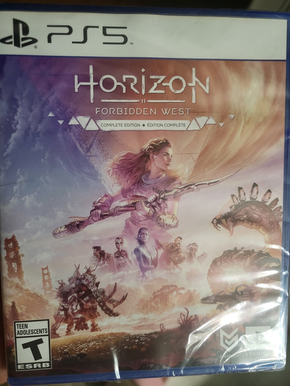 Sony PS5 Horizon Forbidden West – Pink, Purple, Peach Artwork